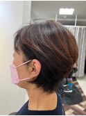 [ヘアークラフトサン] 大人女性におすすめ◎流れるショ-トボブ