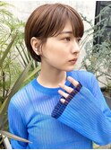 丸っとかわいいショートボブ