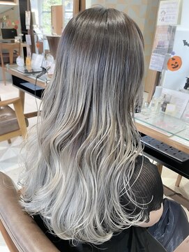 バブ バイネオリーブ(Bab by neolive) ロンググラデーション☆グレージュ