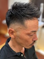 スカイ 亀戸店 (sky)&nbsp;ハイライト/マッシュパーマ/アッシュブラック<理容室>[亀戸]