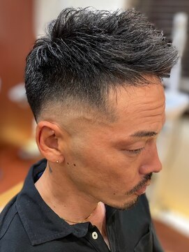 スカイ 亀戸店 (sky) ハイライト/マッシュパーマ/アッシュブラック<理容室>[亀戸]