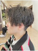 メンズヘア×パーマ