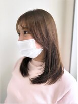 コルテ(corte)&nbsp;ブリーチ無しのシアーベージュとレイヤーカット