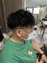 ハルクファースト 札幌(HRK 1st.)&nbsp;ツイストスパイラルパーマ/札幌メンズショート/札幌メンズパーマ