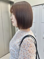 ビューナゴヤ 名駅(VIEW NAGOYA)&nbsp;切りっぱなしボブ/ブルーブラック/ミニボブ/似合わせカット