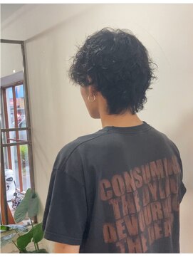 ヘアーアンドメイクアップモパ メンズパーマ