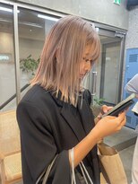 ピンクミルクティーベージュ人気レイヤーケアブリーチハイトーン