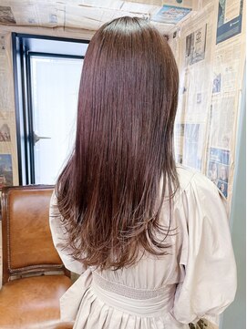 シック(Chic) フレンチガーリーシルキーベージュ 斜めバング ニュアンスカラー