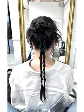 セット アンド バイ ルゥーダ 品川駅前店(SET and..by Rouxda.) 韓国風カチモリアレンジ
