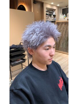 メンズ ラピス(Men's Lapis) スパイキーショート/シフォングレー