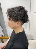 福岡天神/波巻きパーマ/シャドウパーマ/メンズカット/眉毛