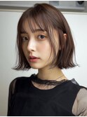 ショートボブ/ストレートボブ/前下がりボブ髪質改善20代30代40代