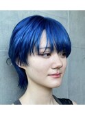 ブルーカラー　レディースショート ショートヘア