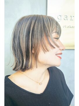 ガーデン ミサト 三郷中央(garden misato) 顔まわりデザイン×ボブ