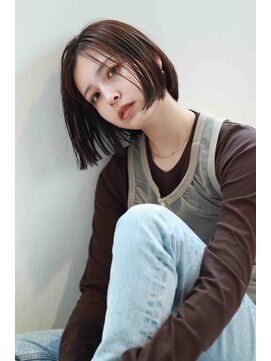 20代30代40代小顔似合わせカットイメチェン前髪こなれミディ