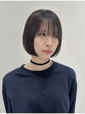ナチュラルボブ×地毛風ストレート