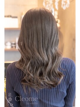 クレオメバイスーリール(Cleome by sourire) ♪オリーブグレー大人ガーリーココアベージュ小顔レイヤー前髪