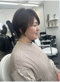 大人かわいいショートボブ