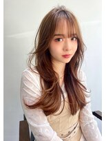 ケイト(kate)&nbsp;【kate 大宮】　オレンジブラウン×くびれロング