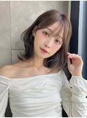 韓国アイドル風くびれレイヤーミディ×透明感カラー　7s423