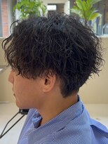 ラ ポルト ドゥ サワ(La Porte de SAWA) 波巻きツイストスパイラル【メンズパーマ/メンズヘア/長野市】