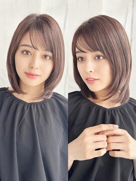 ラピス 新宿店(Lapis) 白髪カバー × 上質ツヤミディ[新宿/新宿駅/新宿]