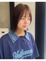 ロッカヘアエジェ(ROCCA hair eje.)&nbsp;シースルーバング×外ハネミディ