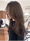 ハイライトバレイヤージュダブルカラーショートカット30代40代