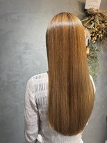 ニューオリジンヘア(New Origin Hair)&nbsp;ロングストレート×縮毛矯正×ハイトーンベージュ