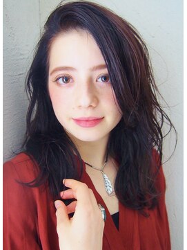 リマ(RIMA) 【RIMA】HARUKI 外国人風☆ダークグレージュ×パーマstyle