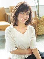 アフロート ディル(AFLOAT D'L)&nbsp;《AFLOATディル裕二朗》毛流れのあるミディアムボブパーマ