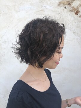 マッシュ アドベ 八戸ノ里(MASHU ADOBE) 簡単パーマstyle