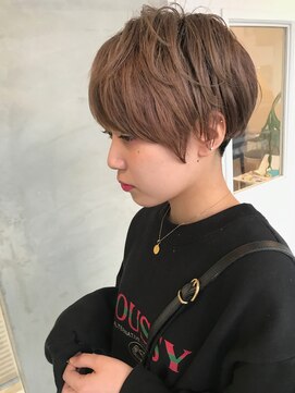 ナイーブヘアデザイン(NAiVE HAIR DESIGN) 【NAiVE hair】ベージュカラーxベリーショート