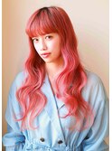 韓国風イエッポピンクヘアー☆