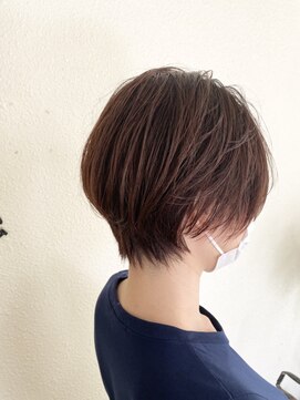 ジェルム ヘアーワークス(germe hair works) エアリー大人ショートスタイル