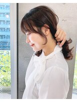 リコバイアフロート(riko by afloat)&nbsp;顔まわりアレンジ可愛いエギョモリシースルーバング