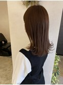 ロングの外ハネスタイル