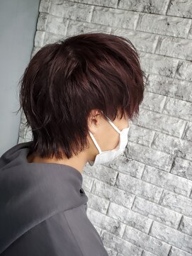 アクシー ヘアーアンドメイク(AXY HAIR&MAKE) マッシュウルフ/メンズパーマ/ウルフショート