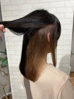 ビスイル 秋葉原店(Vis ill) １０代２０代/ベージュ/インナーカラー/イヤリングカラー/透明感