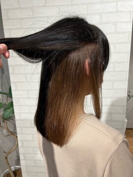 ビスイル 秋葉原店(Vis ill) １０代２０代/ベージュ/インナーカラー/イヤリングカラー/透明感