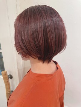 ノワ 三鷹店(Nowa) ショートボブカシスカラー