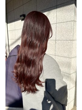 カミビト マヴィー(kamibito mavie) 大人可愛い髪質改善カラーラベンダーベージュ毛先パーマ透明感