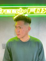 グリーディーフォックス 三軒茶屋(GreedyFOX)&nbsp;波巻き/マッシュパーマ/ウルフ/ハイライト<理容室>三軒茶屋