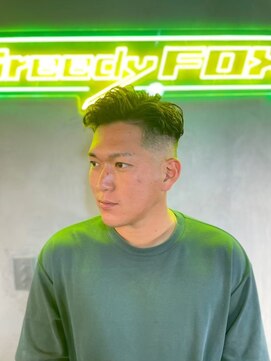 グリーディーフォックス 三軒茶屋(GreedyFOX) 波巻き/マッシュパーマ/ウルフ/ハイライト<理容室>三軒茶屋