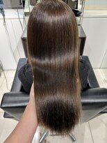 縮毛矯正ロングヘア