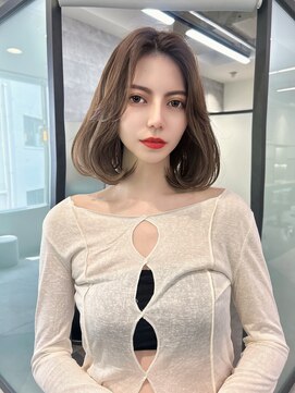 リリー(Lilley) 【lilley 稲永麻衣】タンバルモリ+韓国ボブ+韓国ヘア