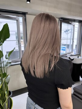 ニコ トウキョウ 渋谷(nico TOKYO) ミルクティーベージュ/髪質改善/ダブルカラー/ケアブリーチ/20代