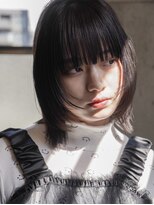 ミンクス渋谷スマートサロン(MINX shibuya smart salon)&nbsp;魅力倍増カール シアーカラー ショート 姫カット ダークアッシュ