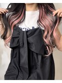 羽エクステインナーピンク