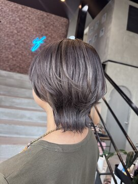 if 大人ウルフ×透明感ダークカラー